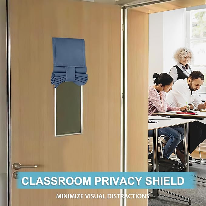 RYB HOME Classroom Door Window Cover, Room Darkening Block Views, Office Door - Image 3
