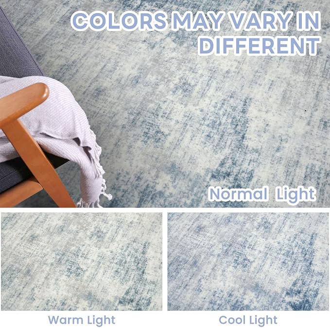Abstract Runner Rug 3x14 Ft Washable Runners - Image 7