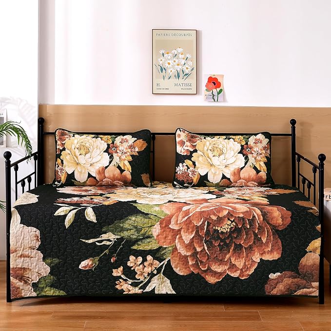 WONGS BEDDING Quilt Queen Size, Soft Microfiber Lightweight Farmhouse Bed Cover - Image 4