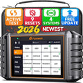 FOXWELL NT716 OBD2 Scanner Bidirectional Scan Tool for Engine, ABS, SRS & Transmission, Code Reader with 9 Resets Including ABS, Oil Light, SAS, EPB, BMS, DPF, Throttle Relearn & Injector, Black