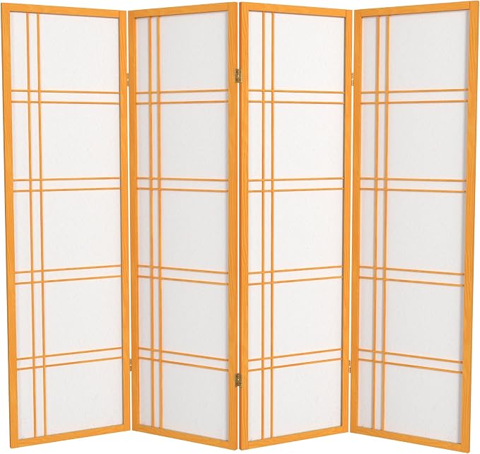 Red Lantern 5 ft. Tall Double Cross Shoji Screen by RedLantern