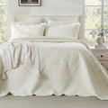 Cmfshape Oversize King Bedspread 114"x102", 3 Pieces California King Size Quilt by cmfshape-quiltset