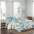 Madison Park Quilt Set Cottage Coastal Design, Starfish Print by MADISONPARK