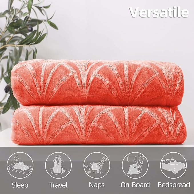 Whale Flotilla Soft Flannel Fleece Throw Blanket - Image 6