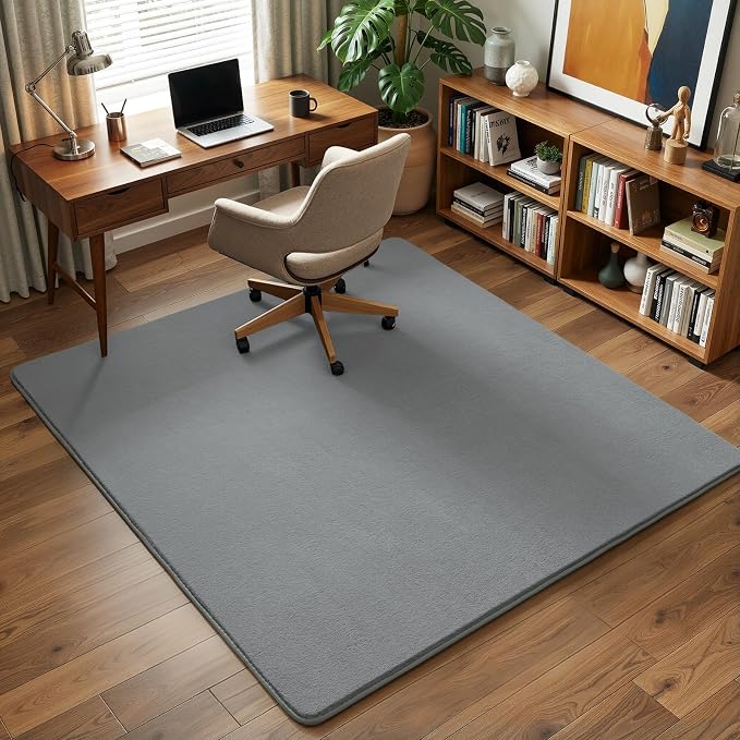 5x5 Square Area Rugs for Bedroom Living Room, Modern Non Slip Minimalist Carpet - Image 8