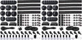 Cord Management Organizer Kit 4 Cable Sleeve split 192PCS Cable Management by N+NOROCME