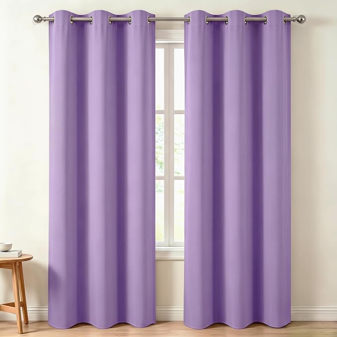 Diraysid Lavender Grommet Blackout Curtains by Diraysid%2C+refresh+your+life