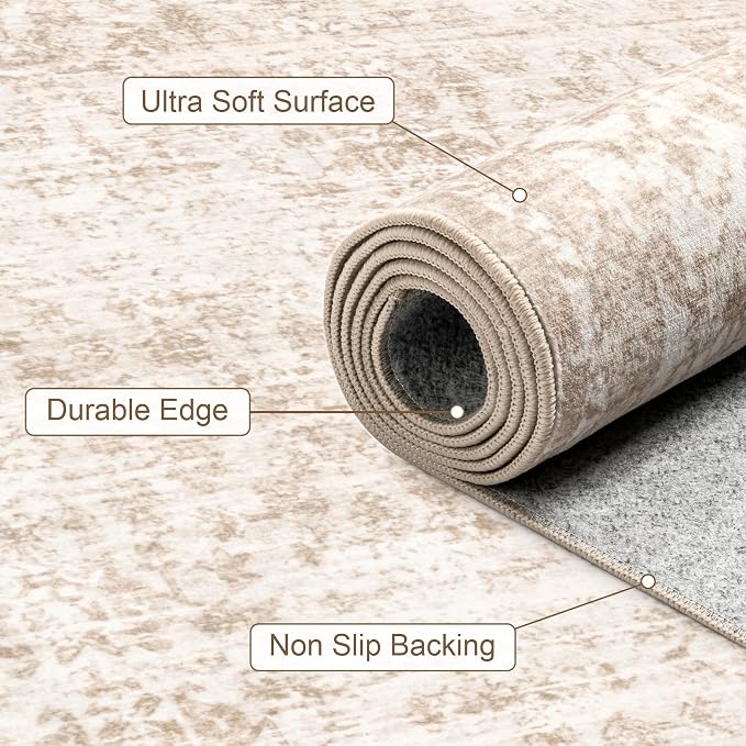 9x12 Area Rugs Living Room: Washable Rug - Image 7