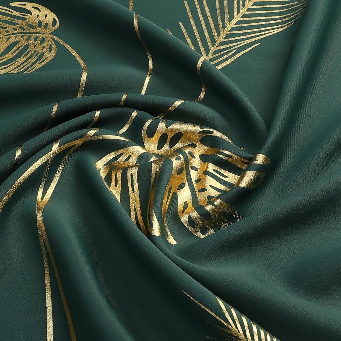 Green Blackout Curtains 63 Inches Long - Image 5