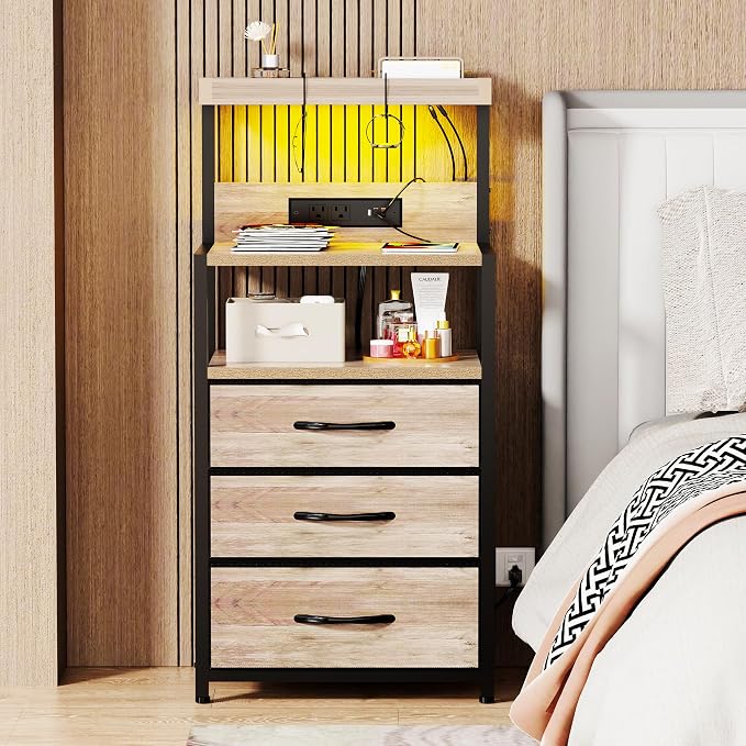 SZLHANJZ Nightstand Set of 2, - Image 8