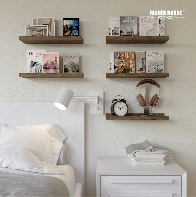RICHER HOUSE 5-Set Floating Shelves - Image 2