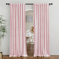 RYB HOME Blush Pink Velvet Curtains by RYBHOME