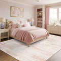 Latte&Fog 8x10 Area Rugs for Living Room Washable Large Pink Rugs Cute | Non by LatteFog