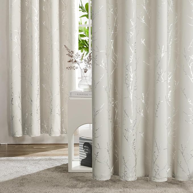 Deconovo Living Room Curtains 72 Inches Long, Thermal Insulated, Room Darkening - Image 3