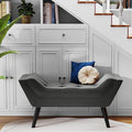 Upholstered Tufted Small Cute Bench Ottoman by Andeworld