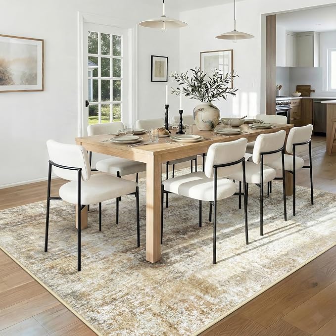 RELEANY Washable 6'x9' Abstract Area Rug - Image 3