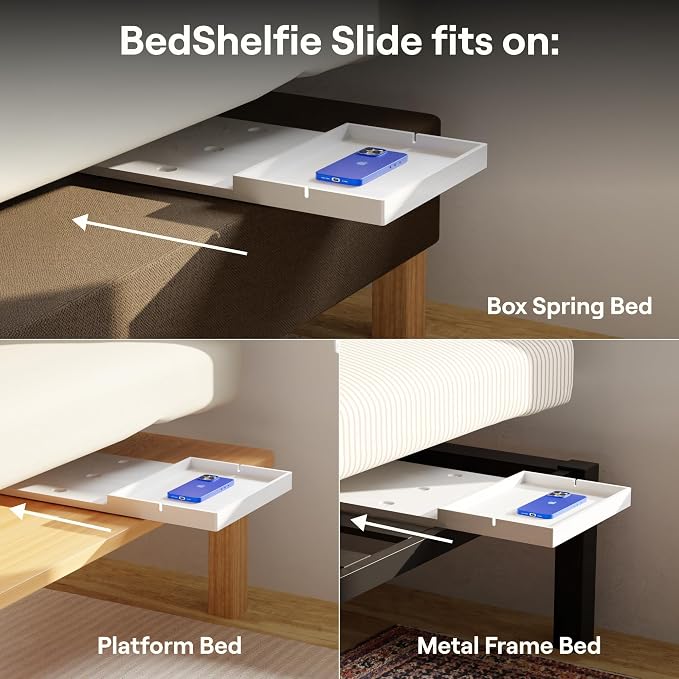 BedShelfie Bedside Shelf for Dorm Room - Image 3