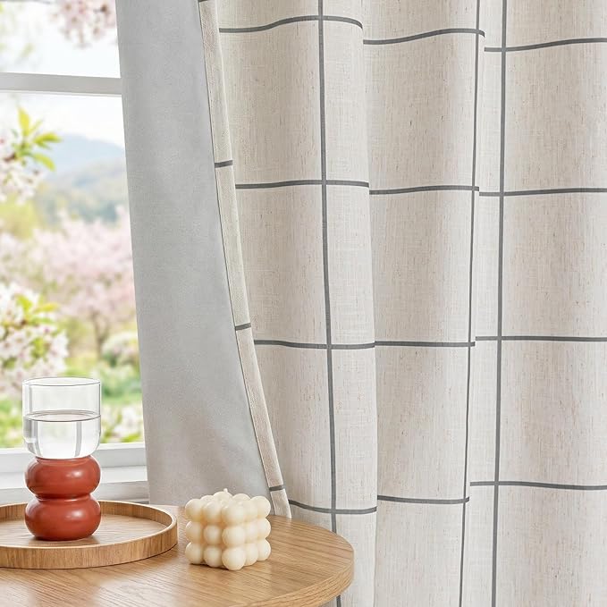 100% Blackout Curtains for Bedroom Room, 2 Thick Layers Thermal Insulated - Image 2