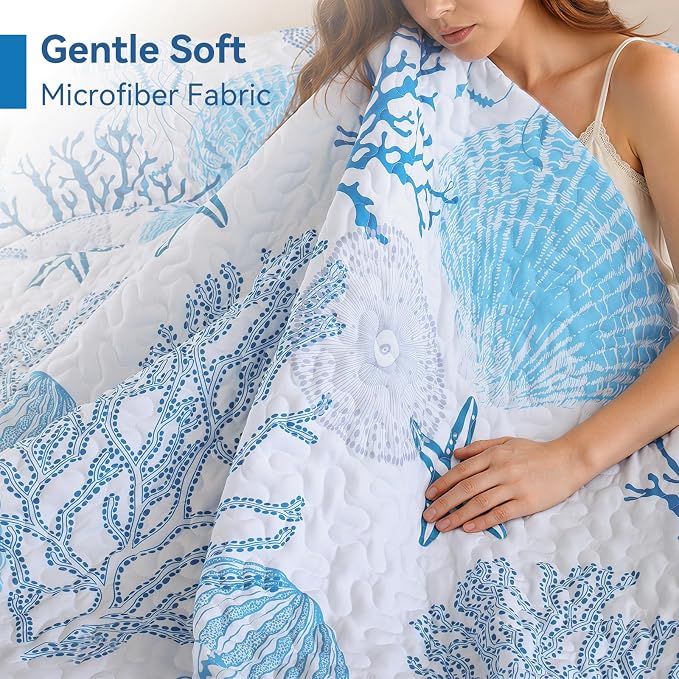 weigelia Coastal Quilt Set King Size - Image 5