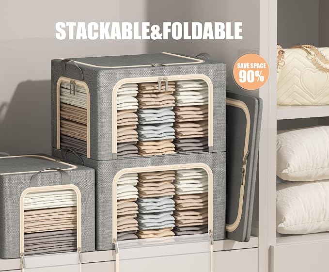 3 Openings Clothes Storage Bins - Image 2
