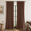 100% Blackout Curtains 96 Inch Length 2 Panels Set by Guken