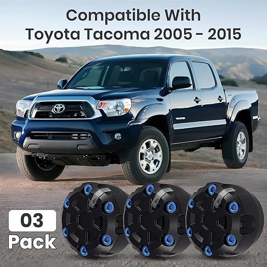 2nd Gen Tacoma Accessories AC Knob Upgrade - 2005,2006,2007,2008,2009,2010,2011,2012,2013,2014,2015 Tacoma Climate Control Dial Mods Set - 2nd Gen Tacoma Mods - for Toyota Interior Replacement Kit