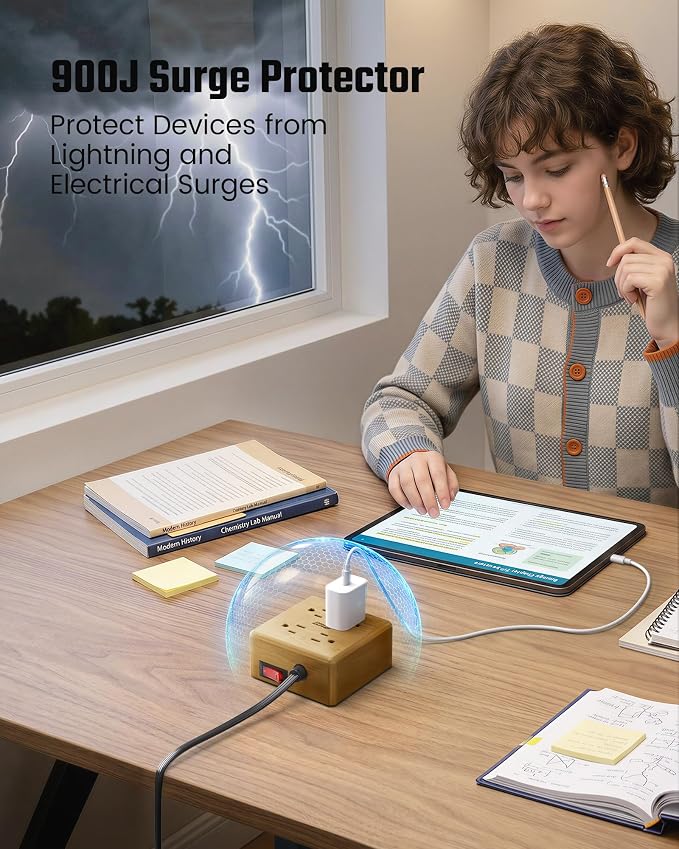 USB Power Strip Surge Protector - Image 5
