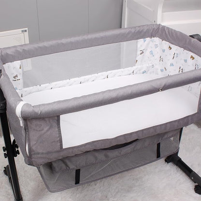 Belsden Pack of 3 Fitted Bassinet Sheet Set, Flexible Fit Various Bassinet, Adapts to Oval, Hourglasss and Rectangle Shaped Bassinet Pads, Cloudy Soft Washable Material, White & Grey & Light Grey