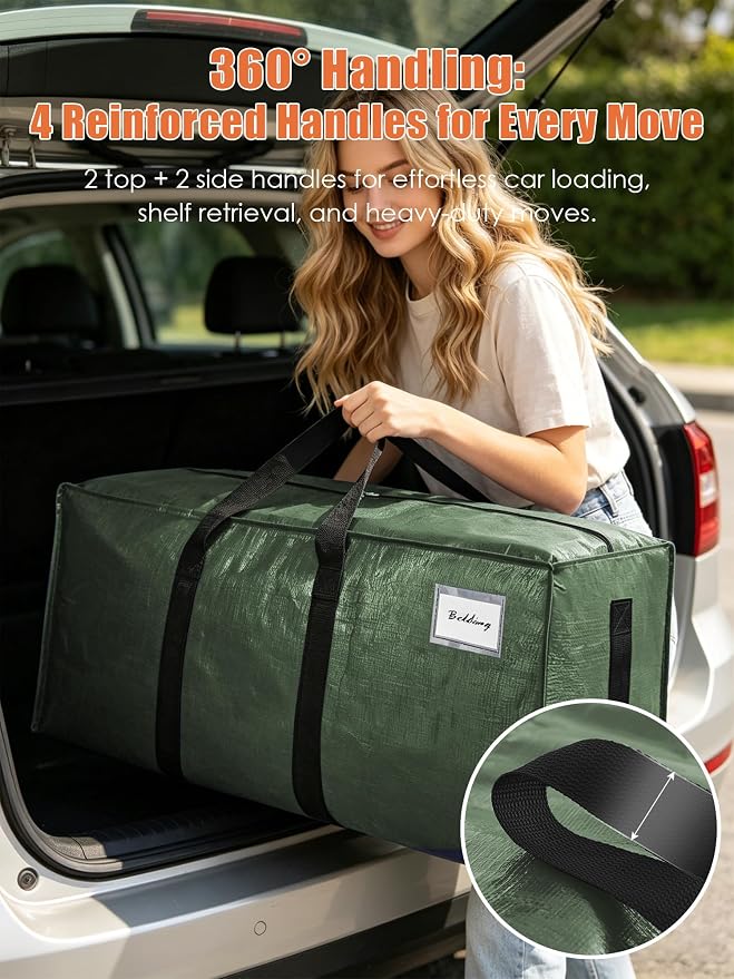SWEET DOLPHIN 8 Pack 200LB Heavy-Duty Moving Bags - Image 5