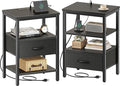 SUPERJARE Nightstand Set of 2 by SUPERJARE