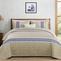 Cottolester King Quilt Bedding Set, All Seasons Microfiber Boho Quilt Set by Cottolester