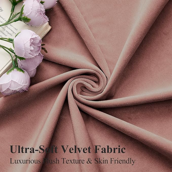 Blackout Velvet Curtains 90 Inches - Image 4