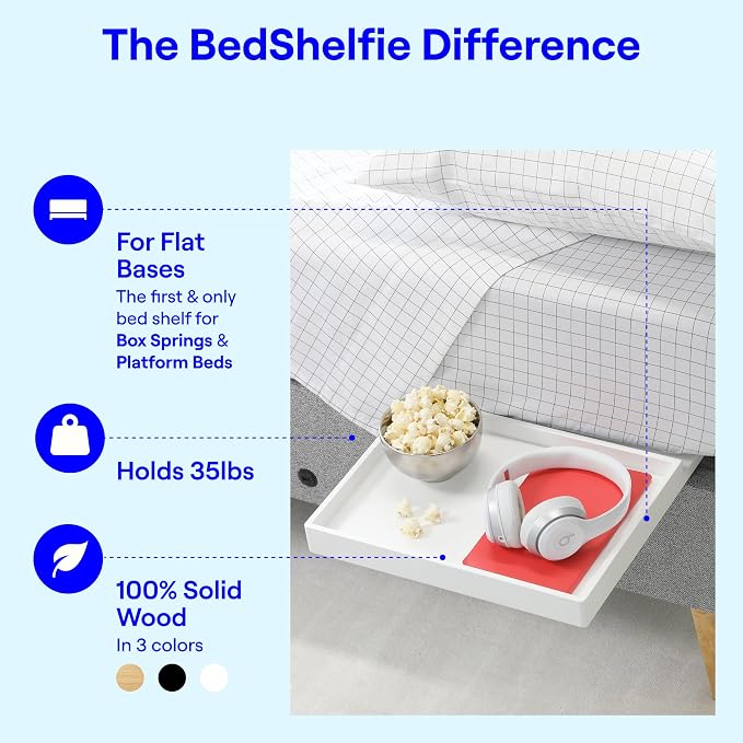BedShelfie Bedside Shelf for Dorm Room - Image 4