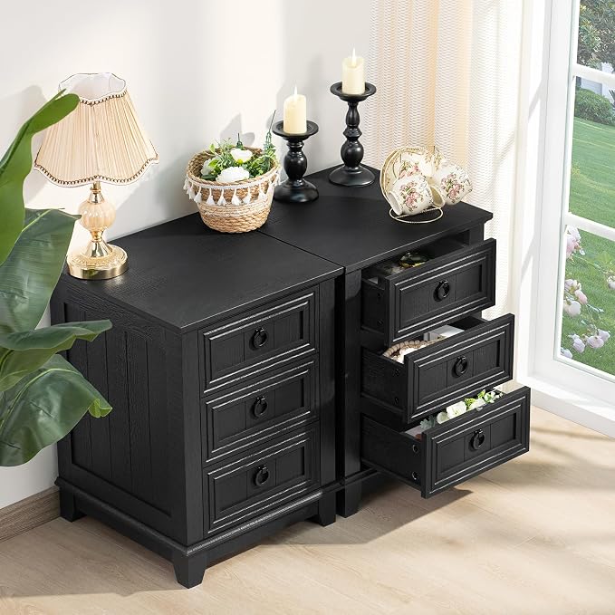 Joaxswe Farmhouse Nightstand - Image 4