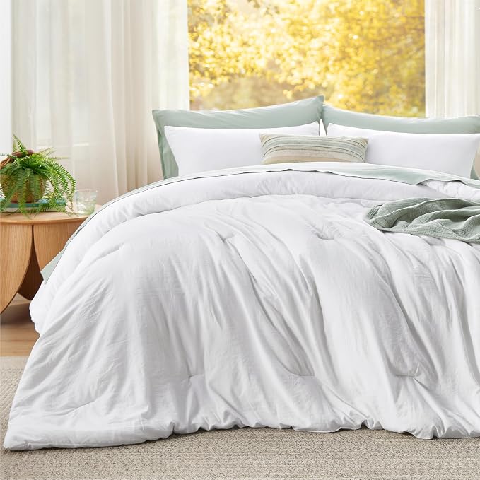 Bedsure Super King Plus Comforter Set, 3 Pieces GentleSoft™ Bed Set, 1 - Image 2