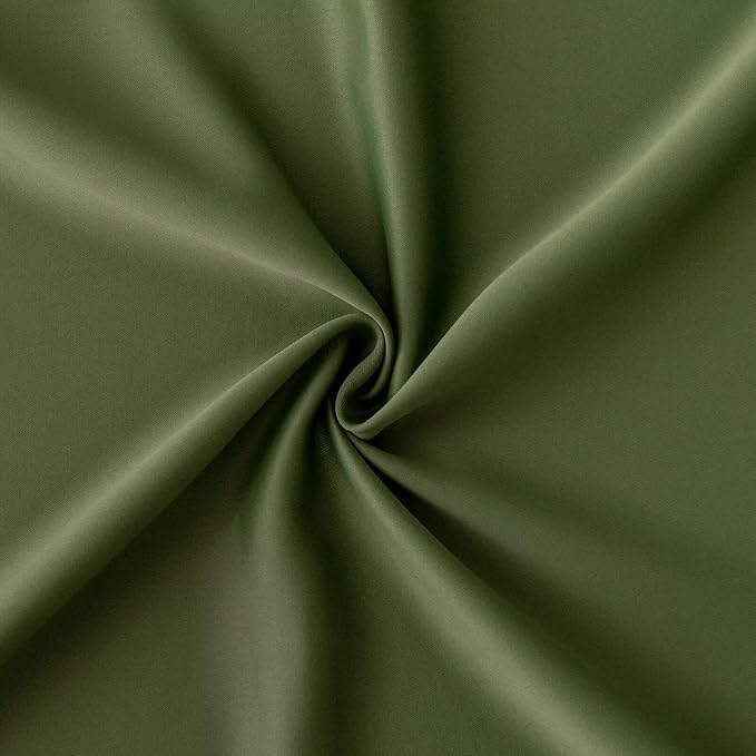IGEMAEVE Blackout Curtains for Bedroom Grommets Olive Green 52" W x 108" L | - Image 6