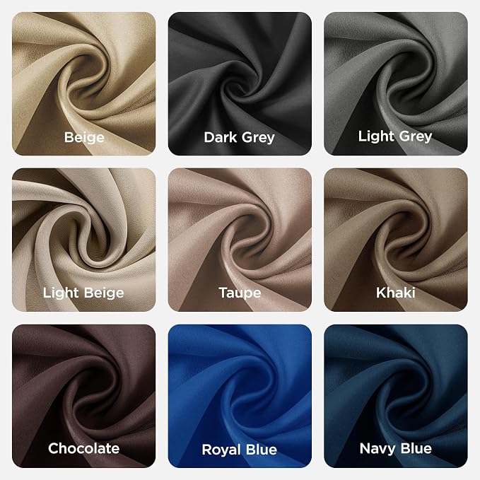 Joydeco Blackout Curtains 72 Inch Length 2 Panels Set, Thermal Insulated Long - Image 9