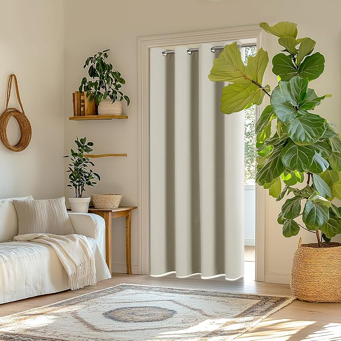 ChrisDowa Small Window Curtains 50 Inches Long - Image 2