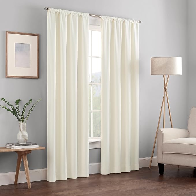 Eclipse Kendall Blackout Rod Pocket Curtain by EclipseCurtains