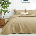 Love's cabin California King Size Quilt Bedding Set Camel Bedspreads by Lovescabin