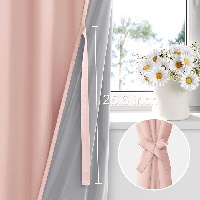 XWZO 100% Blackout Curtains - Image 3