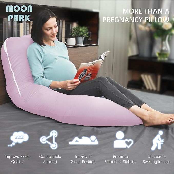 MOON PARK Pregnancy Pillows for Sleeping - Image 4