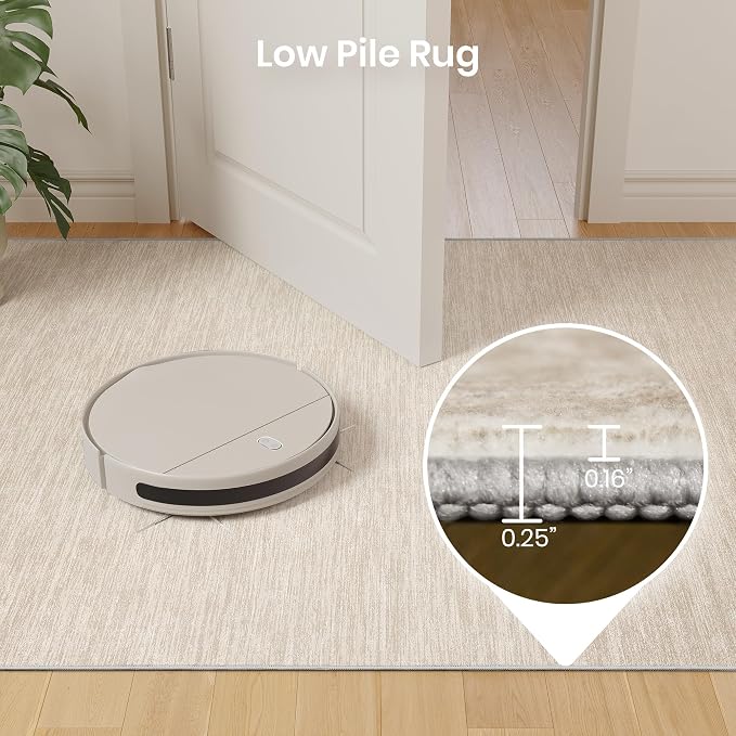 8x10 Area Rugs for Living Room, Large Washable Rug Non Slip Brown | Soft Low - Image 6