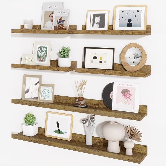 Picture Ledge Shelf, Floating Shelves by Axeman