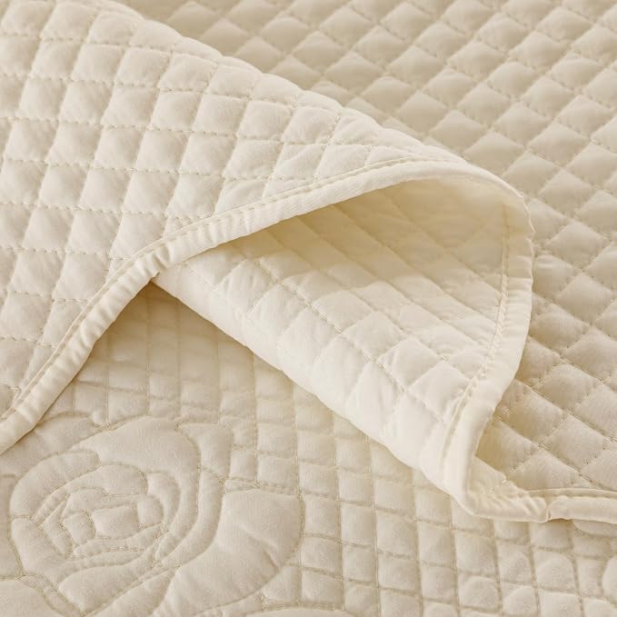 EVENHUG Oversized King Bedspreads California King Quilt Set - Image 7