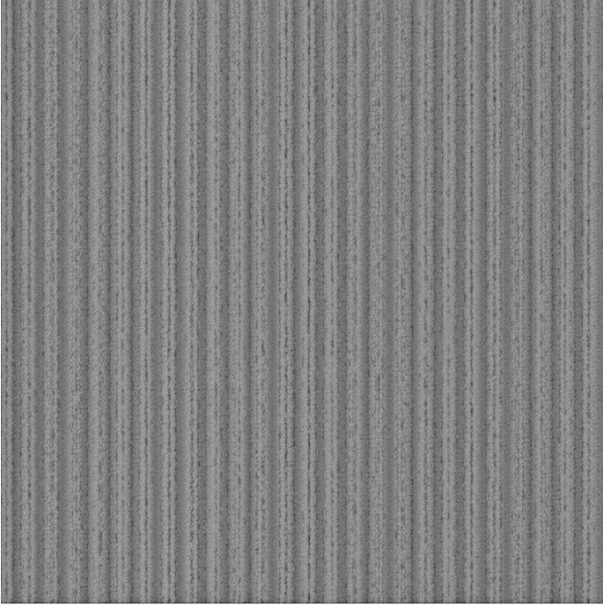 Ottomanson 2'7" x 36' Hallway Runner with Scraper Pile - Extra Durable Non-Slip Rug Mat for Indoor & Outdoor Use - Ideal for Kitchen, Entryway & Garage - High-Traffic Carpet, Gray