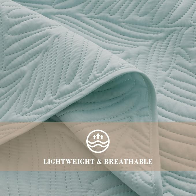 Exclusivo Mezcla California King Quilt Bedding Set, Microfiber Bedspreads | - Image 5