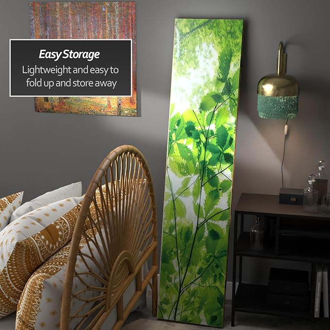 Red Lantern 6 ft. Tall Draped Buddha Double Sided Room Divider 3 Panel - Image 3