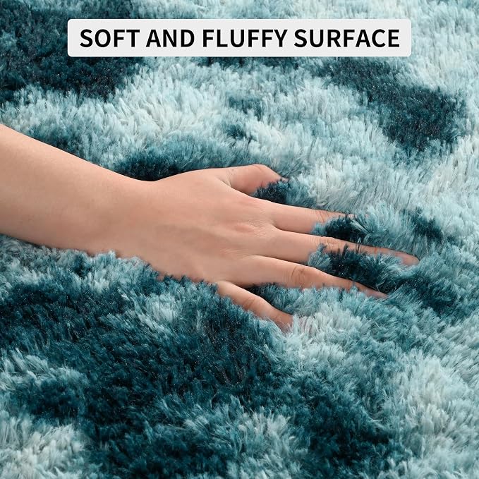 Fluffy Large Rugs for Living Room, Area Rug 6x9 Soft Carpet for Bedroom - Image 7