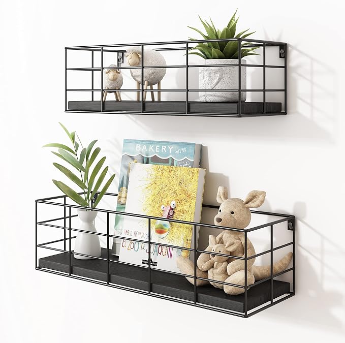 Fixwal Wire Frame Floating Shelves - Image 2